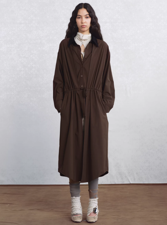 Autumn Drift Oversized Longline Coat