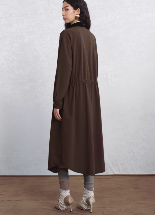Autumn Drift Oversized Longline Coat
